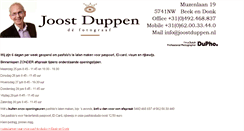 Desktop Screenshot of joostduppen.nl