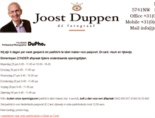 Tablet Screenshot of joostduppen.nl